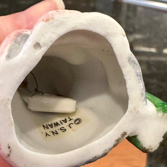 J.S.N.Y. Taiwan Christmas Mouse Ornament Vintage Holiday Figurine Collectible - Picture 5 of 6